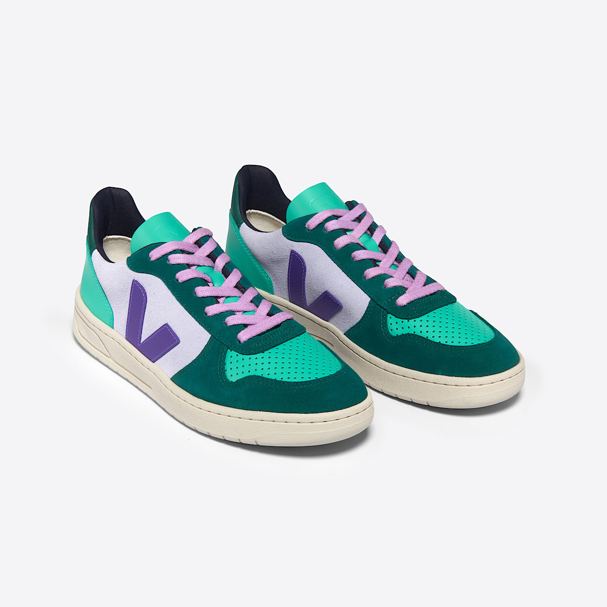 V-10 SUEDE MULTICO SWAN PURPLE PIERRE - 2