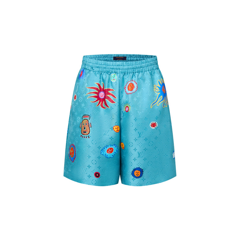 LV x YK Monogram Faces Short 1