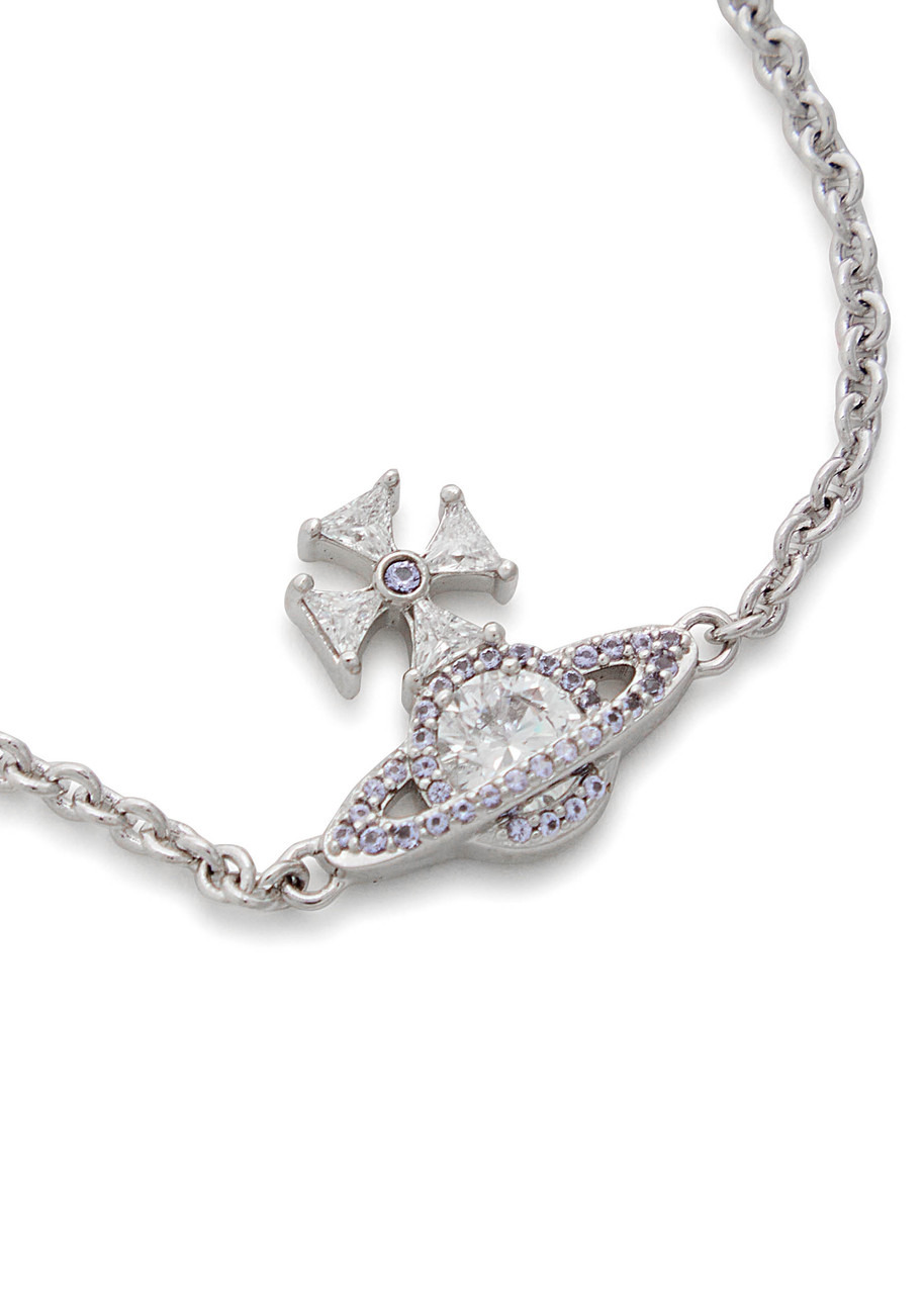 Vivienne Westwood Mila orb Pavé Bracelet - 3