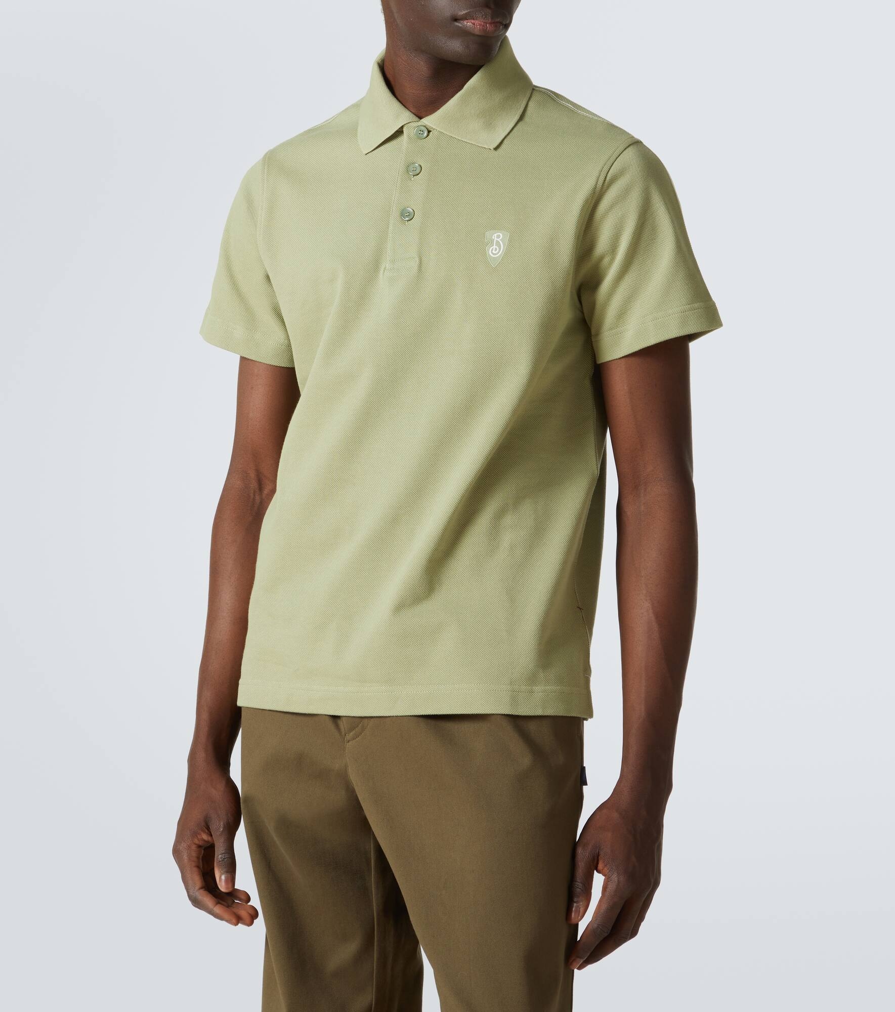 Embroidered cotton polo shirt - 3