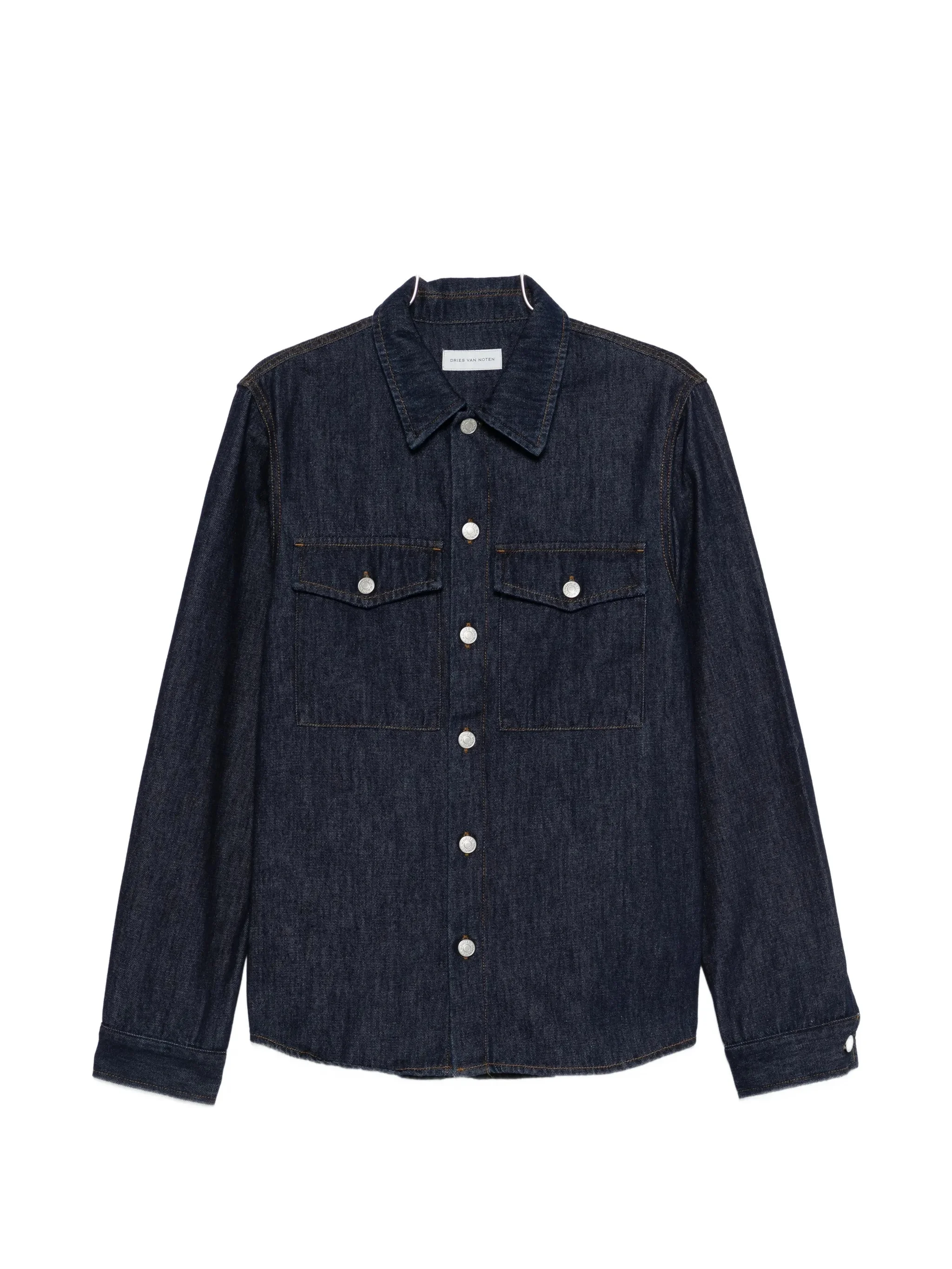 Dries Van Noten Buttoned Denim Shirt - 1