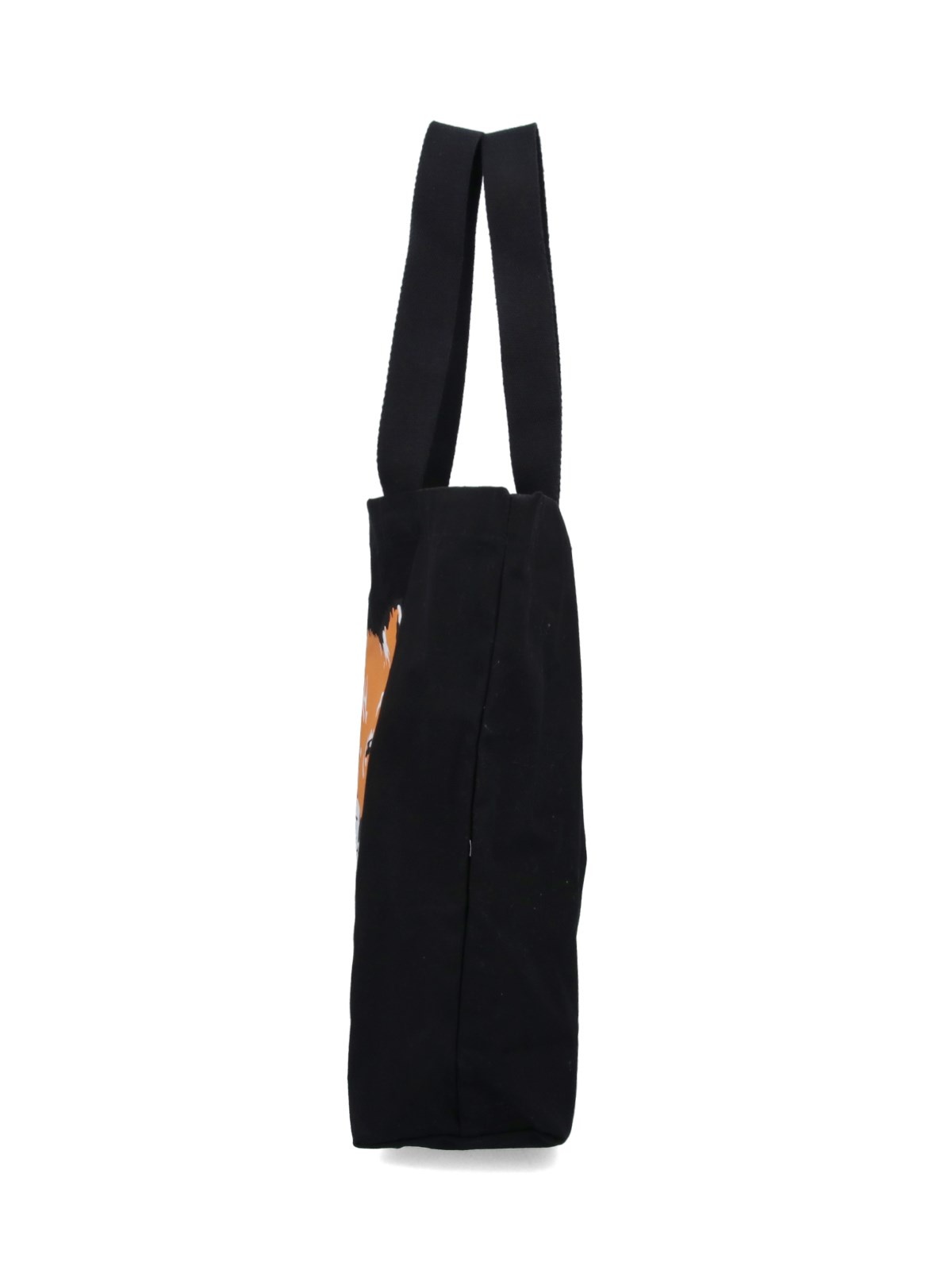 Maison Kitsuné 'FOX HEAD' TOTE BAG | sugar | REVERSIBLE