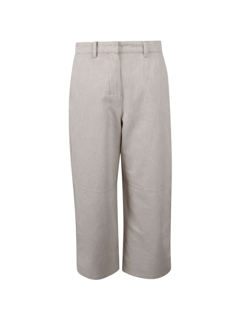seam-detail straight trousers 1