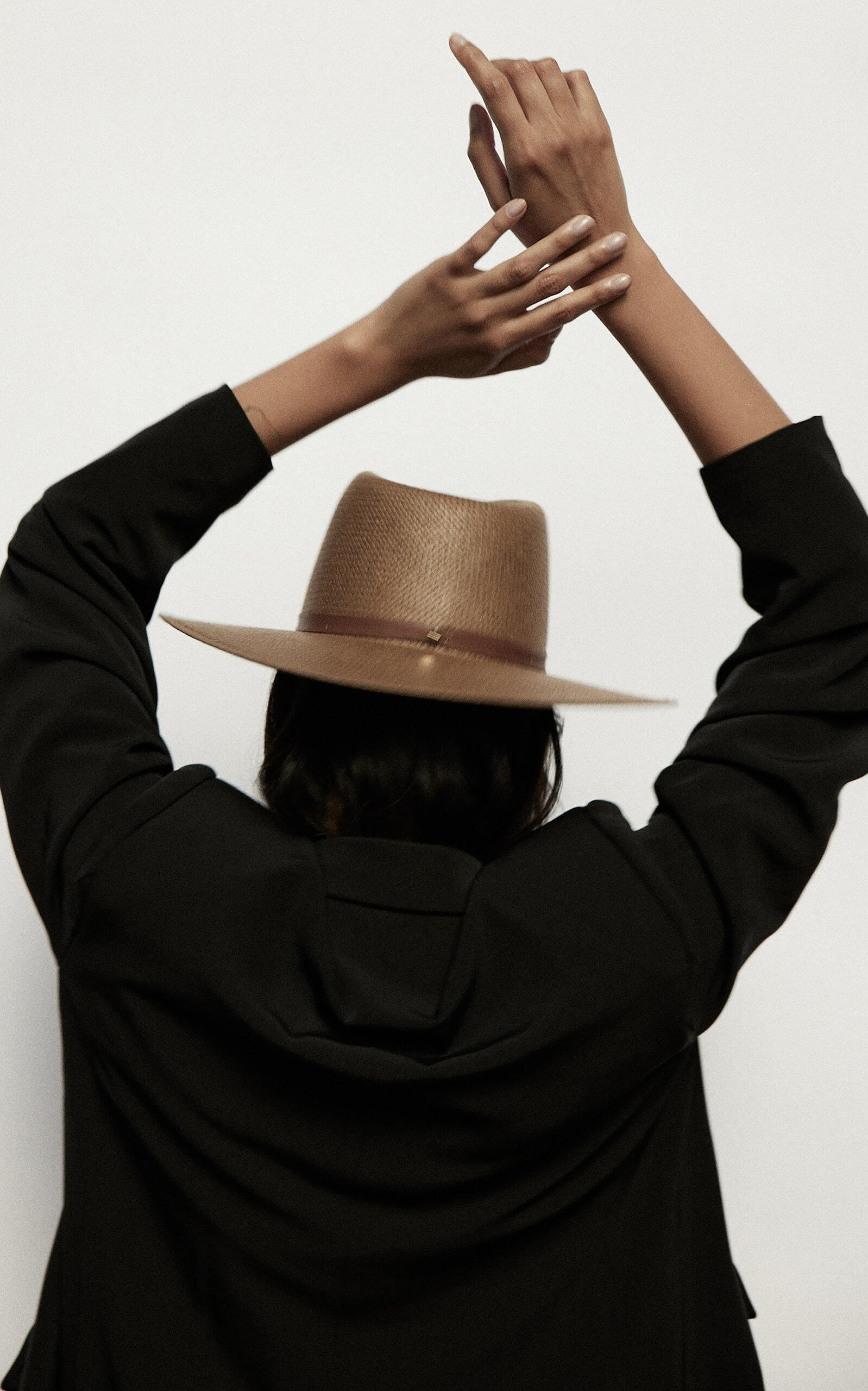 Sherman Packable Straw Fedora brown - 4