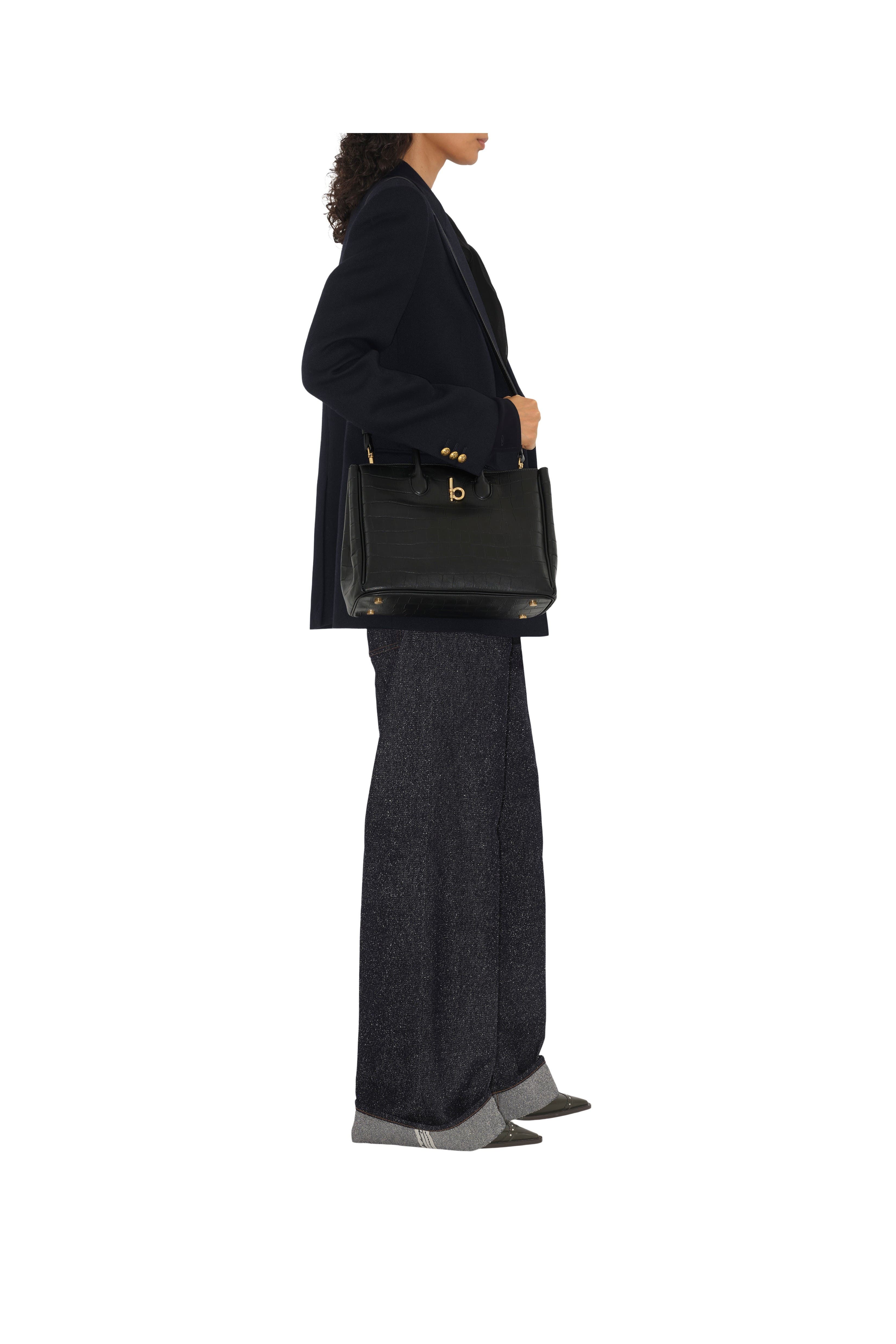 burberry Small Rocking Horse Tote​ in Black at Nordstrom - 3