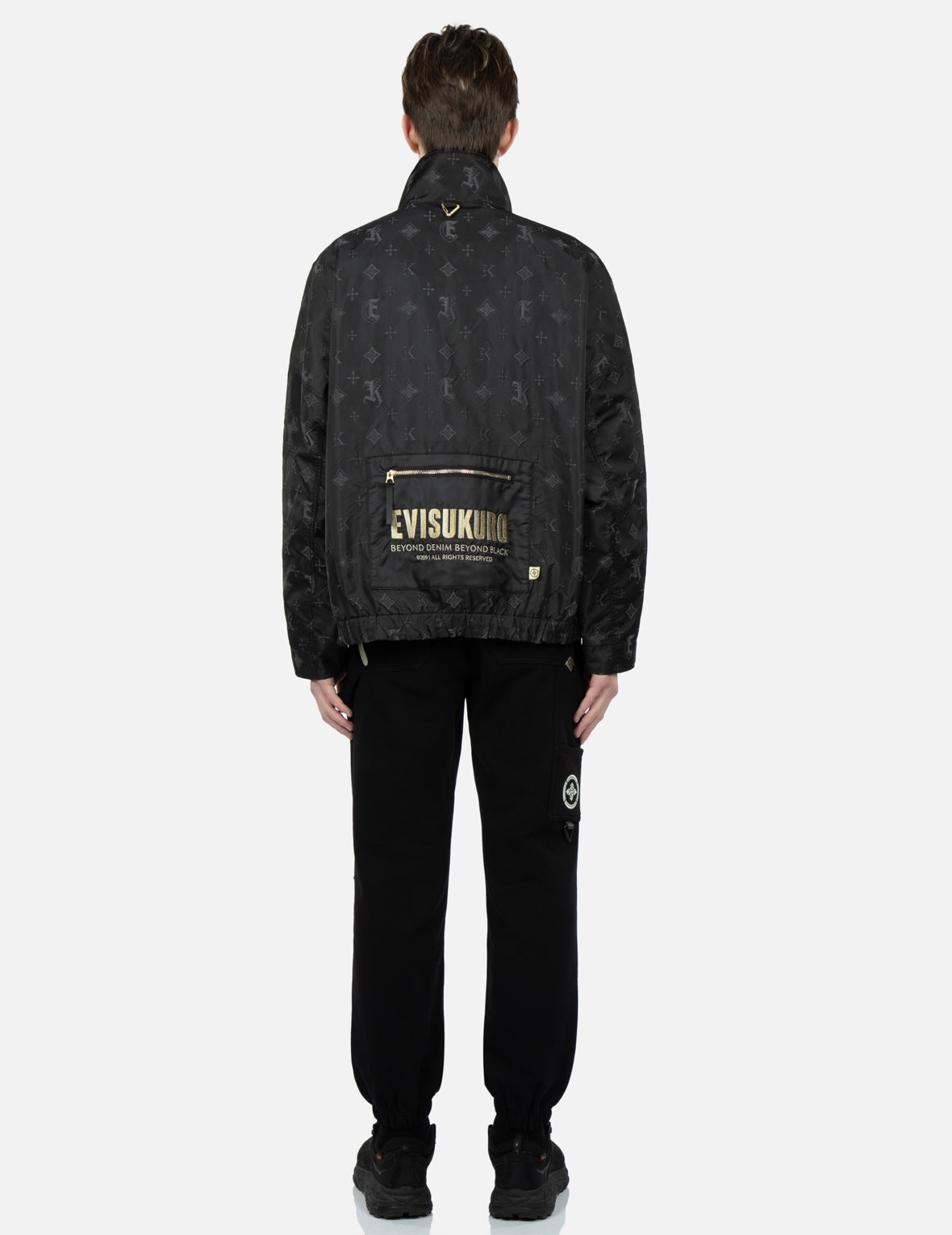 Monogram Kamon and Logo Jacquard Bomber Jacket - 5