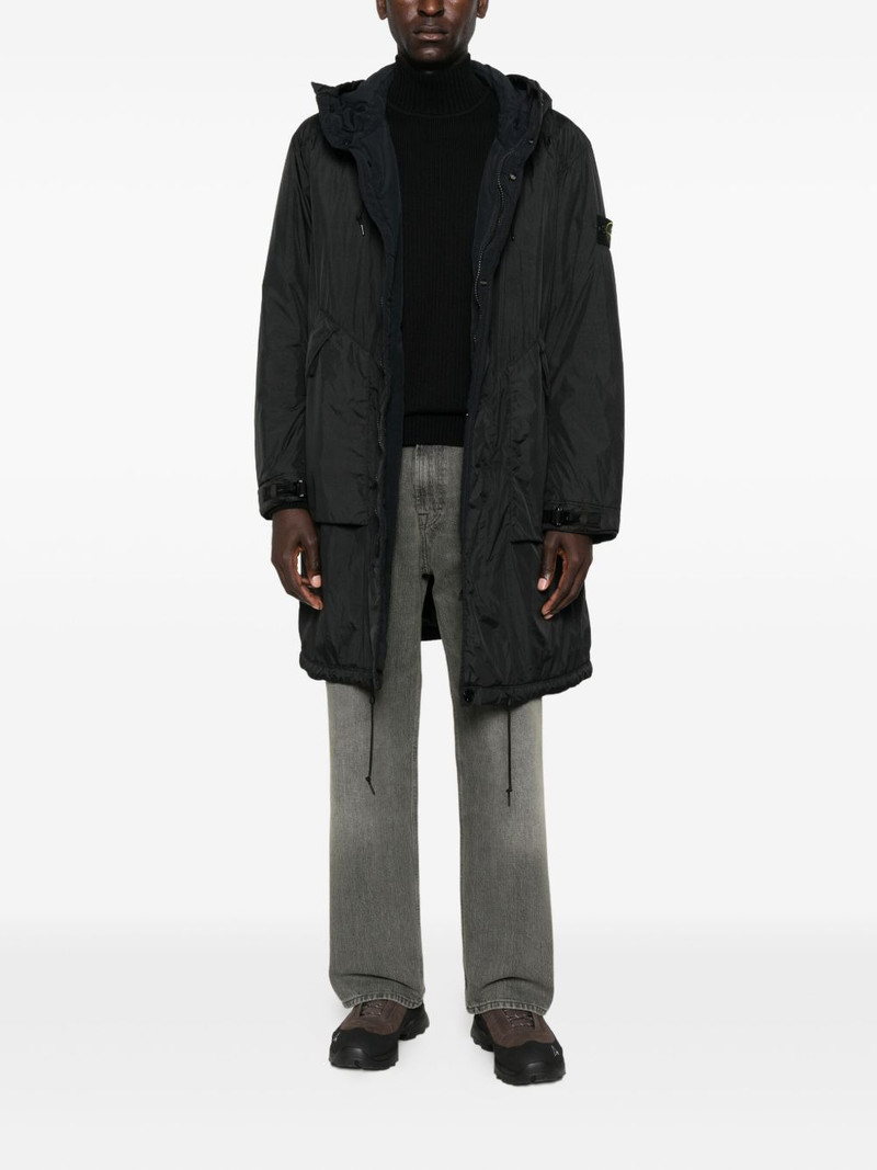Stone Island hooded drawstring coat outlook