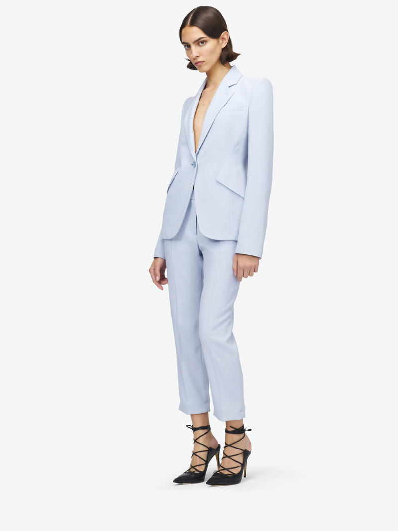 Cropped Tailored Trousers 3