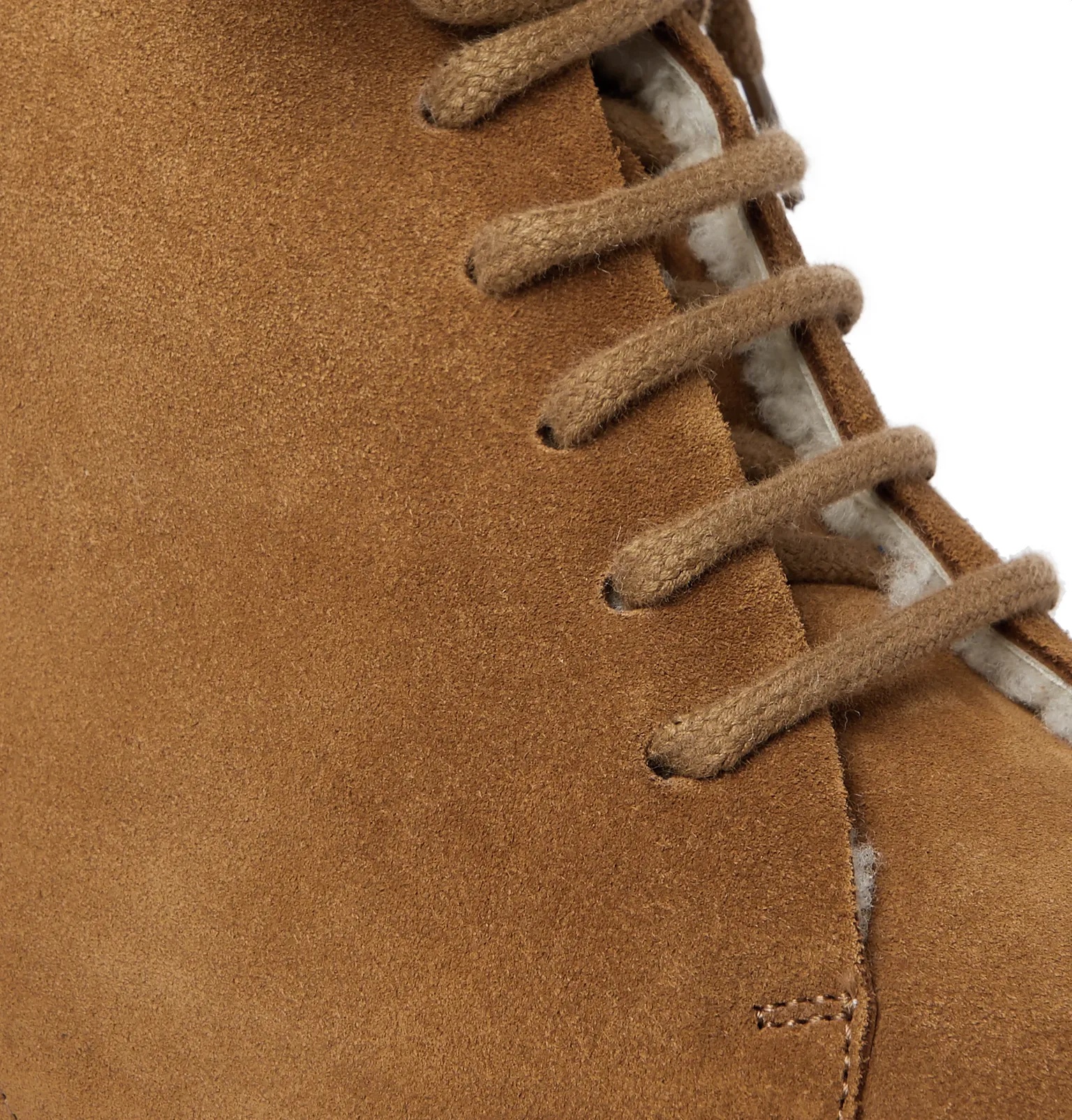 Walk and Walk Shearling-Lined Suede Boots - 7