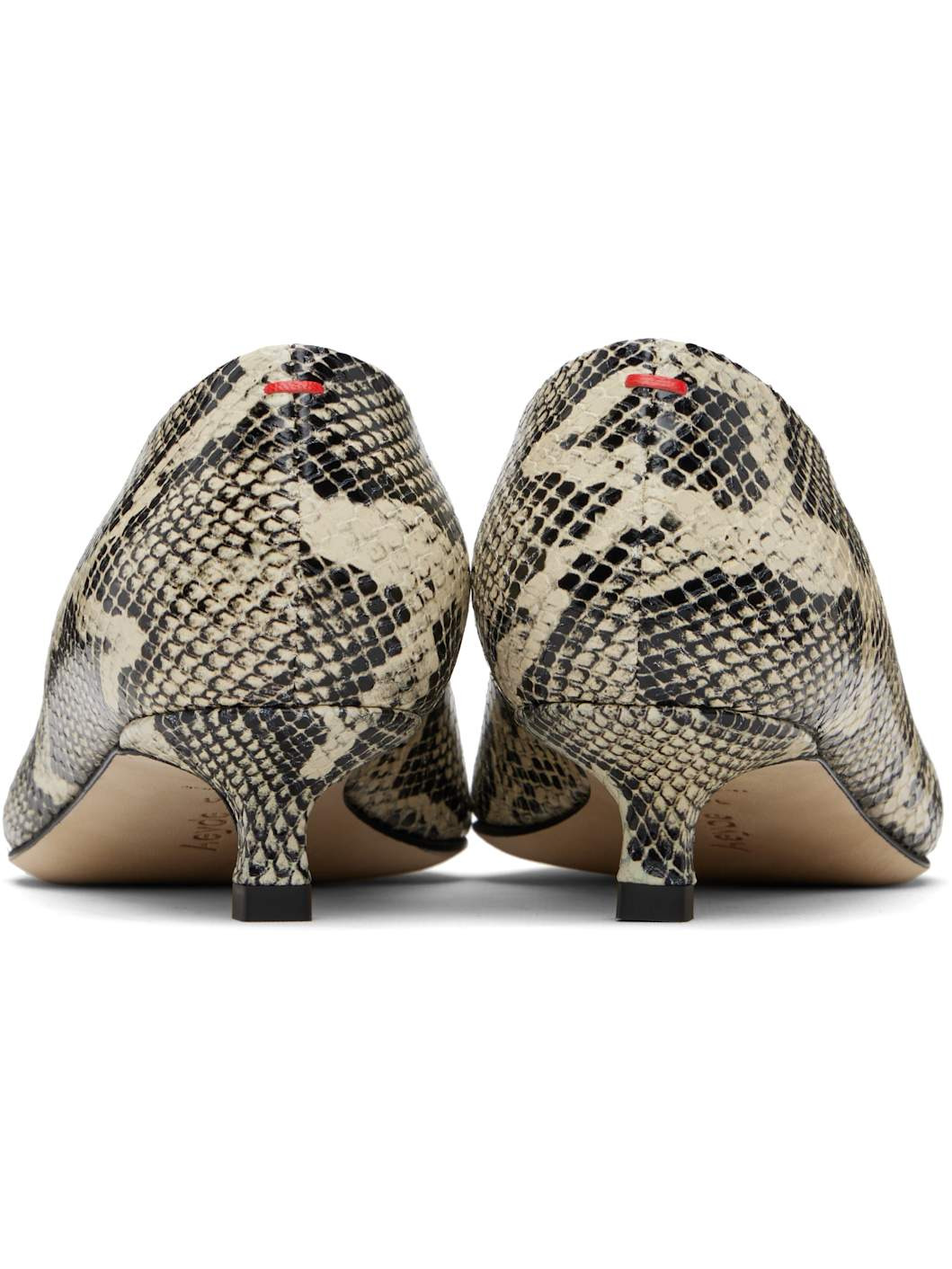 Beige Clara Pointed-Toe Heels - 2