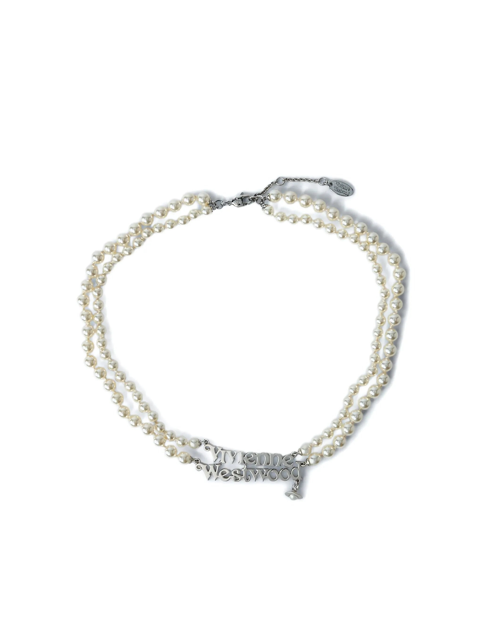 Vivienne Westwood Double-pearl Orb Necklace - 1
