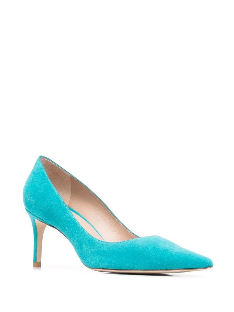 pointed 70mm suede pumps - 2