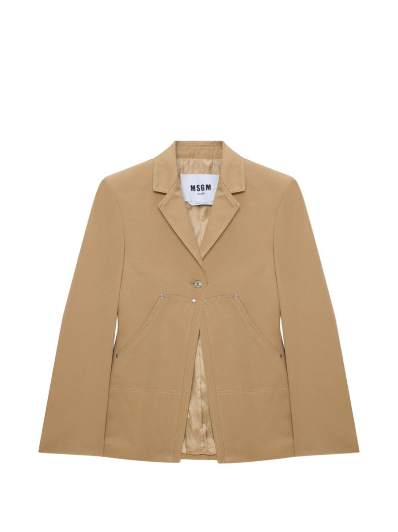 button-fastening blazer 1
