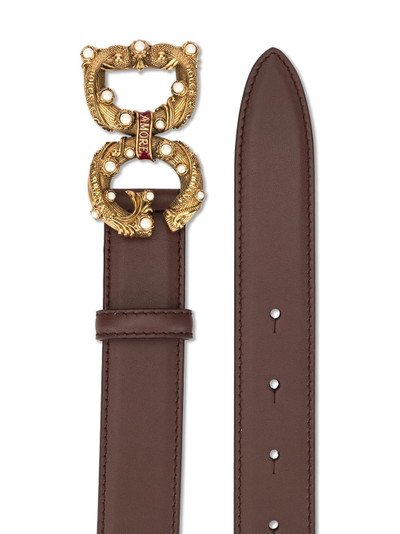 Dolce & Gabbana DG Amore logo belt outlook