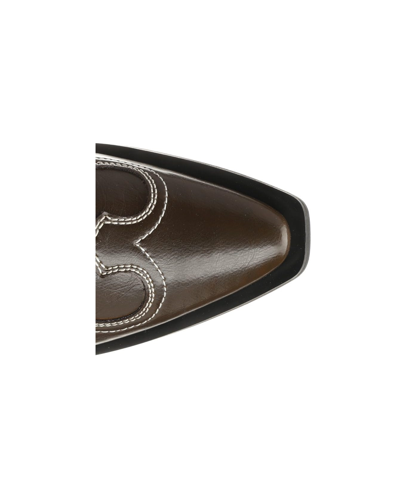 Mid Shaft Embroidered Western Boot Oleatex - 5