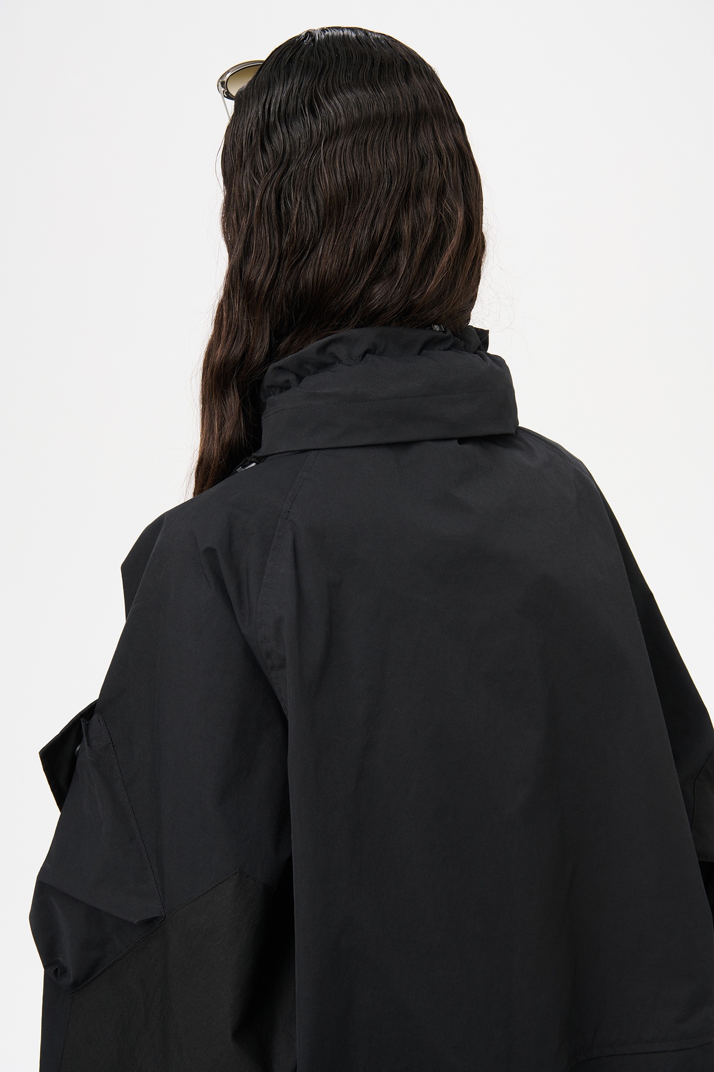 Deck Jacket Static Black Papyrus Poly - 7