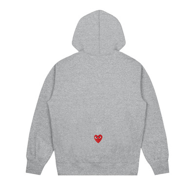 Nike Nike Women's x Comme des Garçons PLAY Hoodie 'Grey' outlook