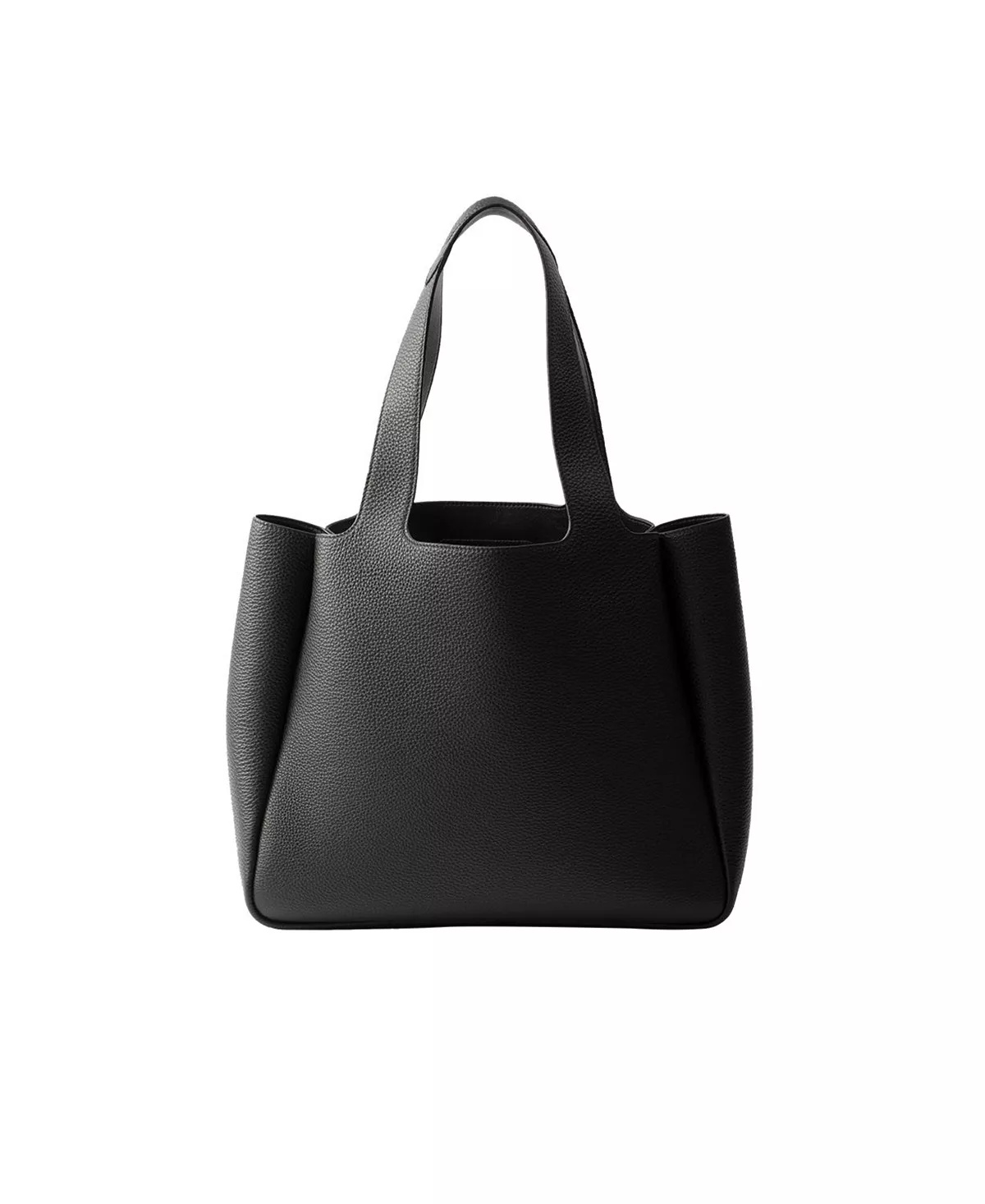 Medium Leather Tote Bag - 5