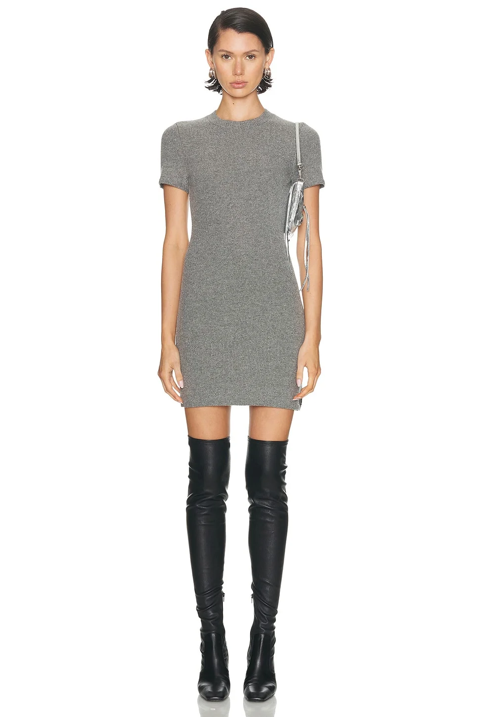 Hotfix Crewneck Dress - 1