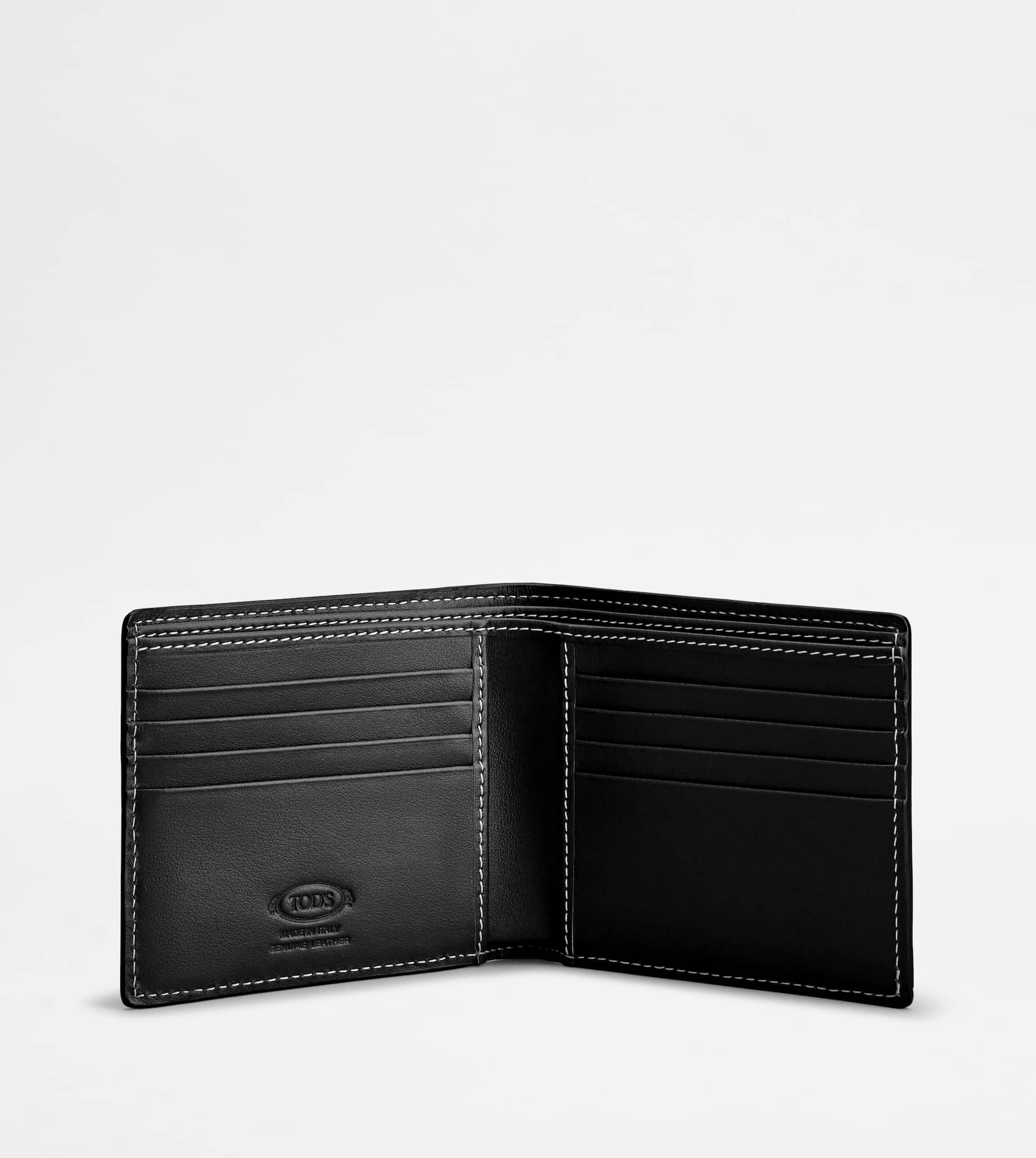 WALLET IN LEATHER - BLACK - 2
