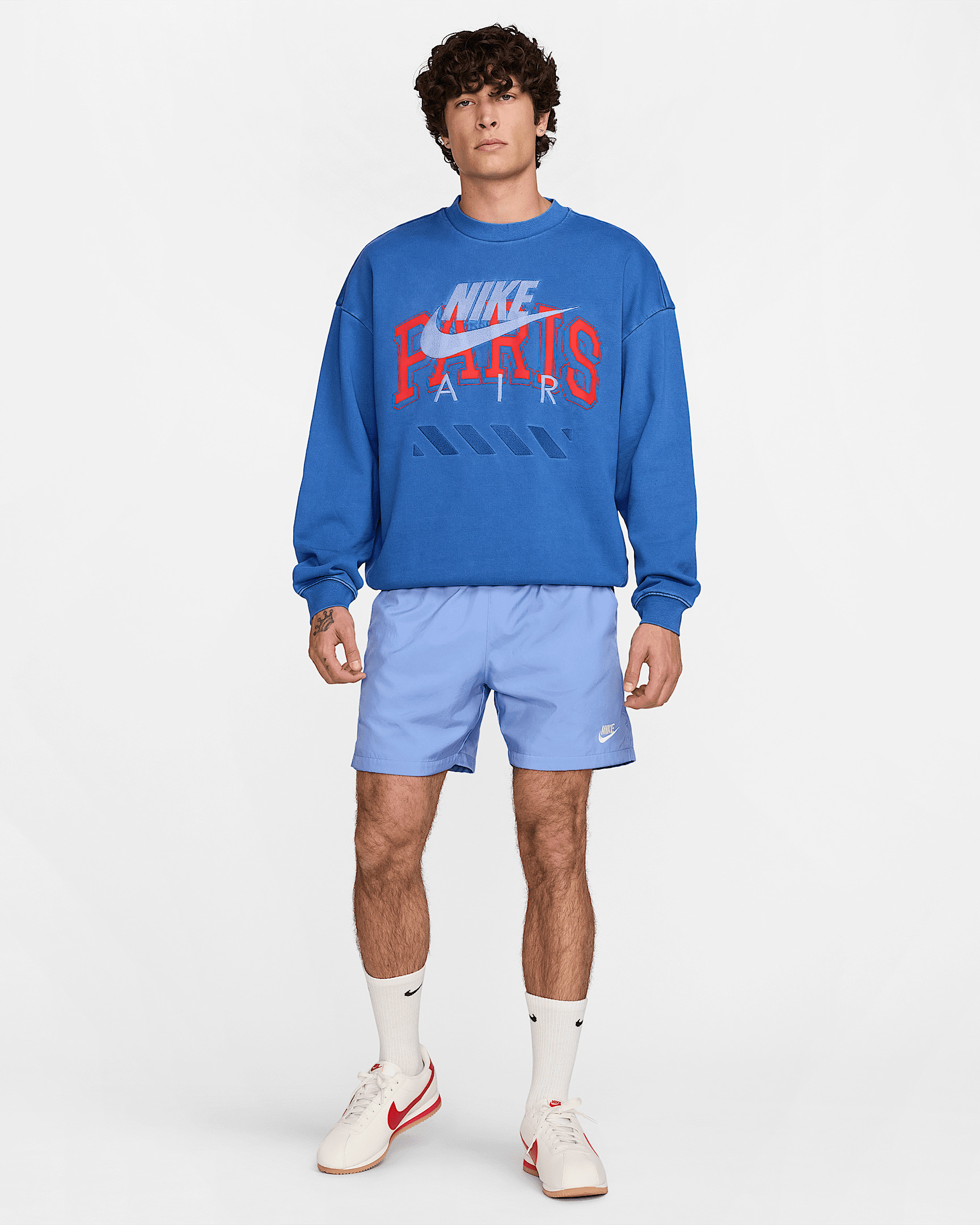 Nike Air "Paris" Men's Fleece Crew - 5