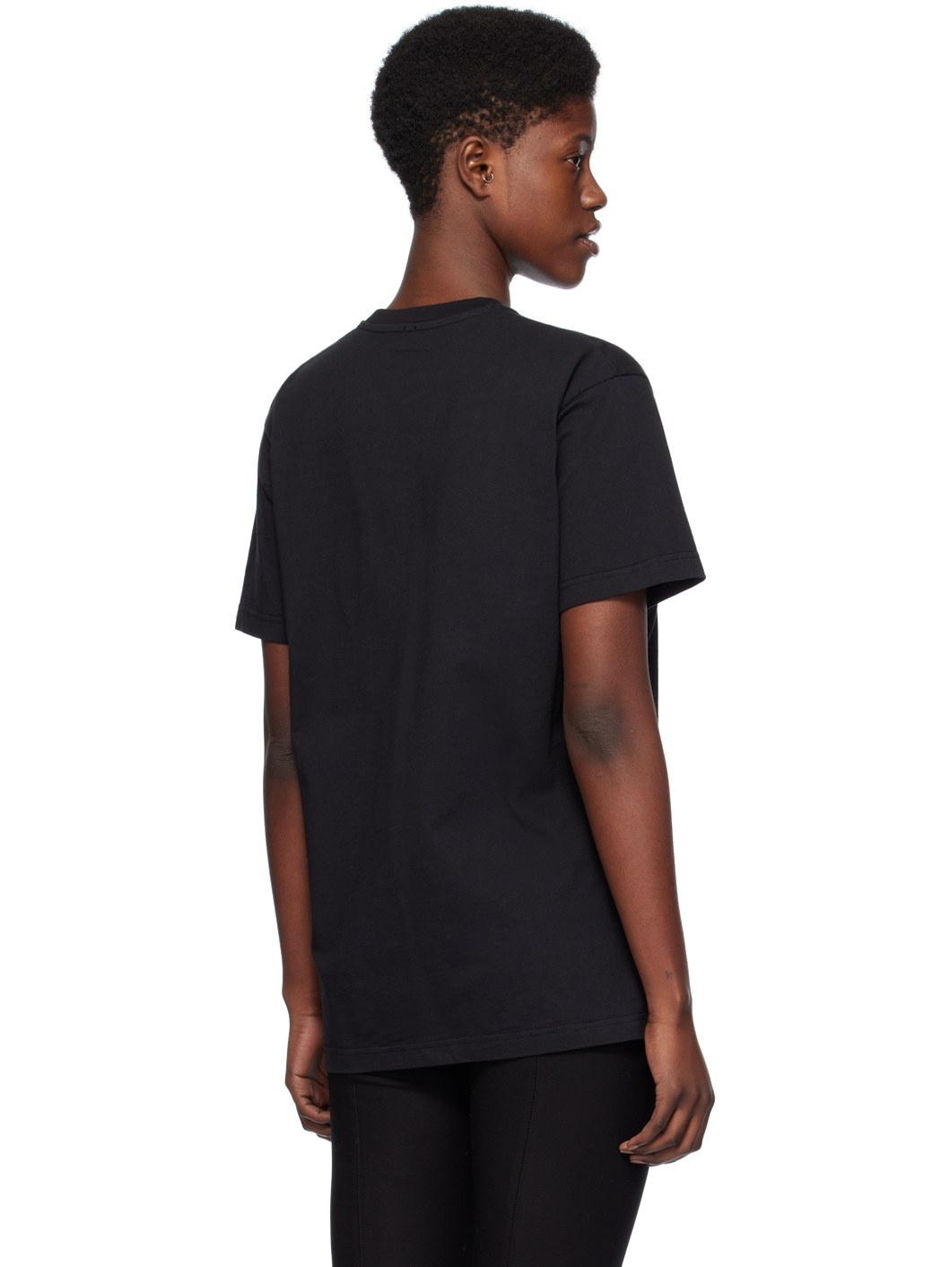 Black Straight T-Shirt - 3