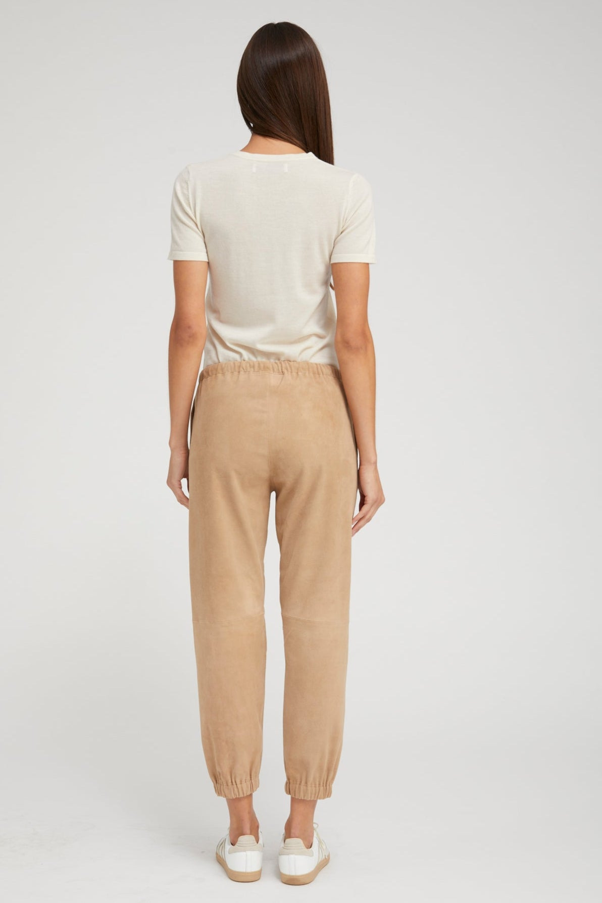 CHALK ULTRA FINE CASHMERE TEE - 4