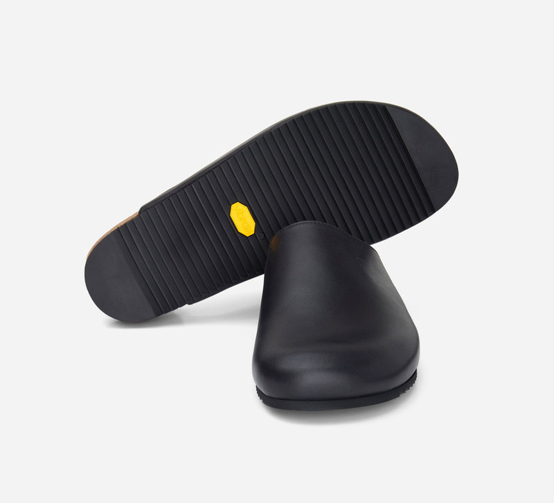 Mule - Black Calf Leather 3