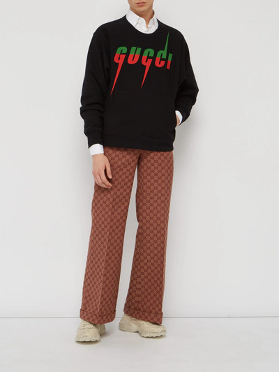 GUCCI Blade cotton sweatshirt outlook