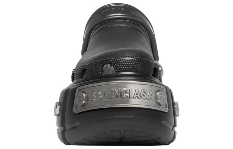 Balenciaga Hardcrocs Slide x Crocs 'Black' 687397W1S8N1081 - 4