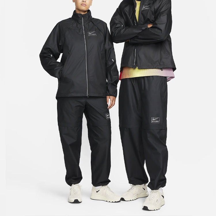 Nike x Stussy FW22 Track Jacket 'Black' DO5305-010 - 3