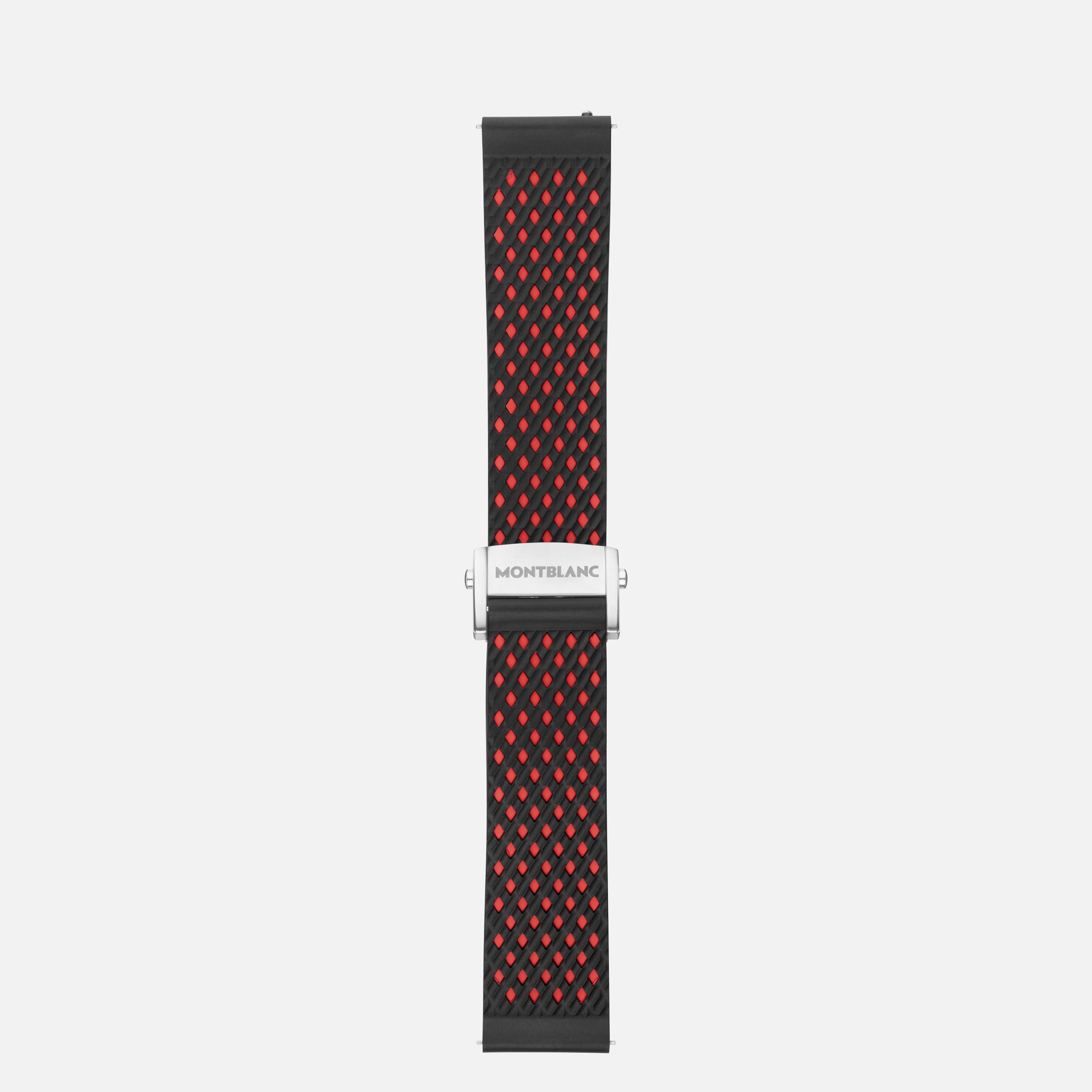 Red Rubber Sport Strap - 1