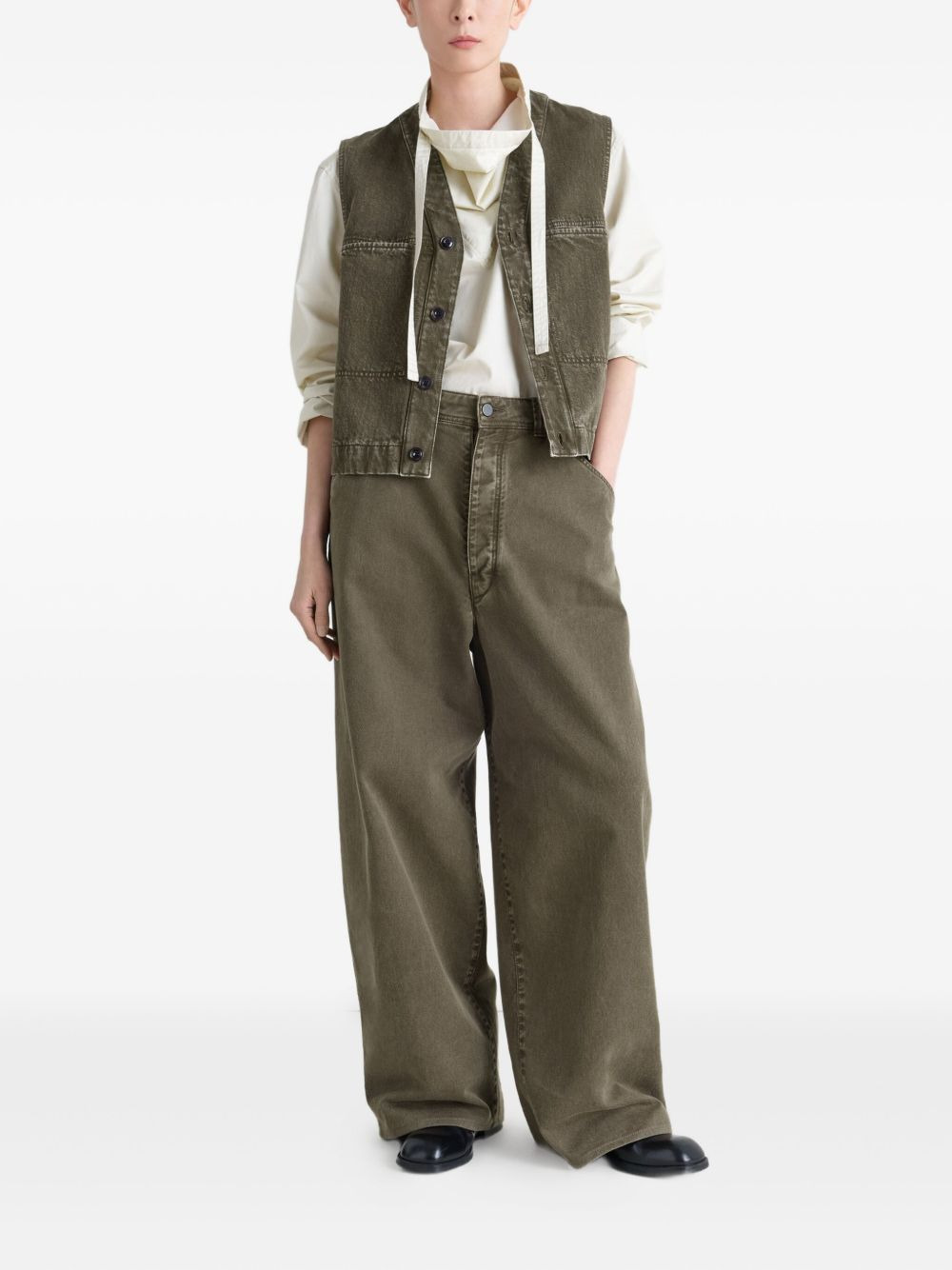 button-up gilet - 2