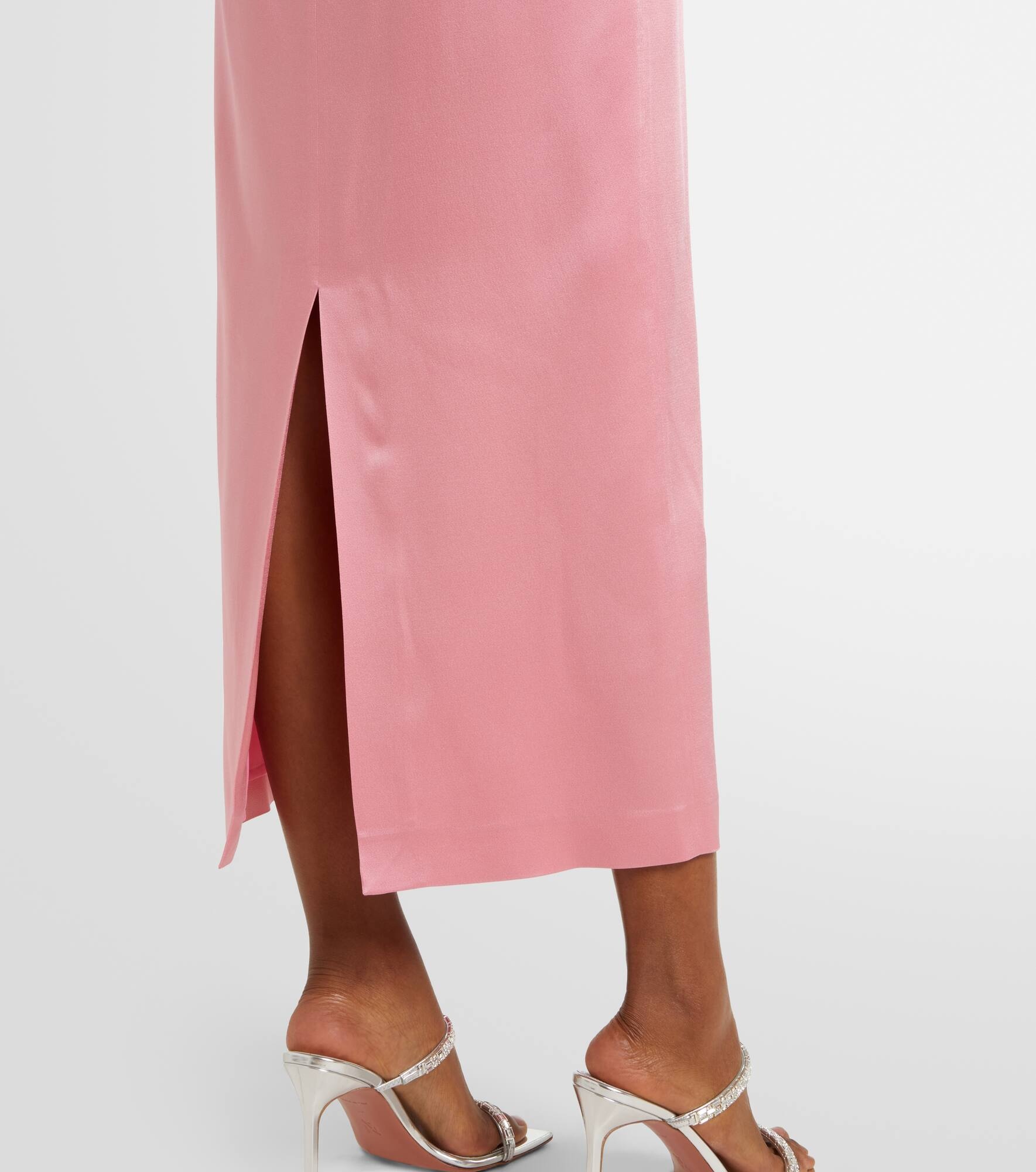 Envers embellished satin midi dress - 5