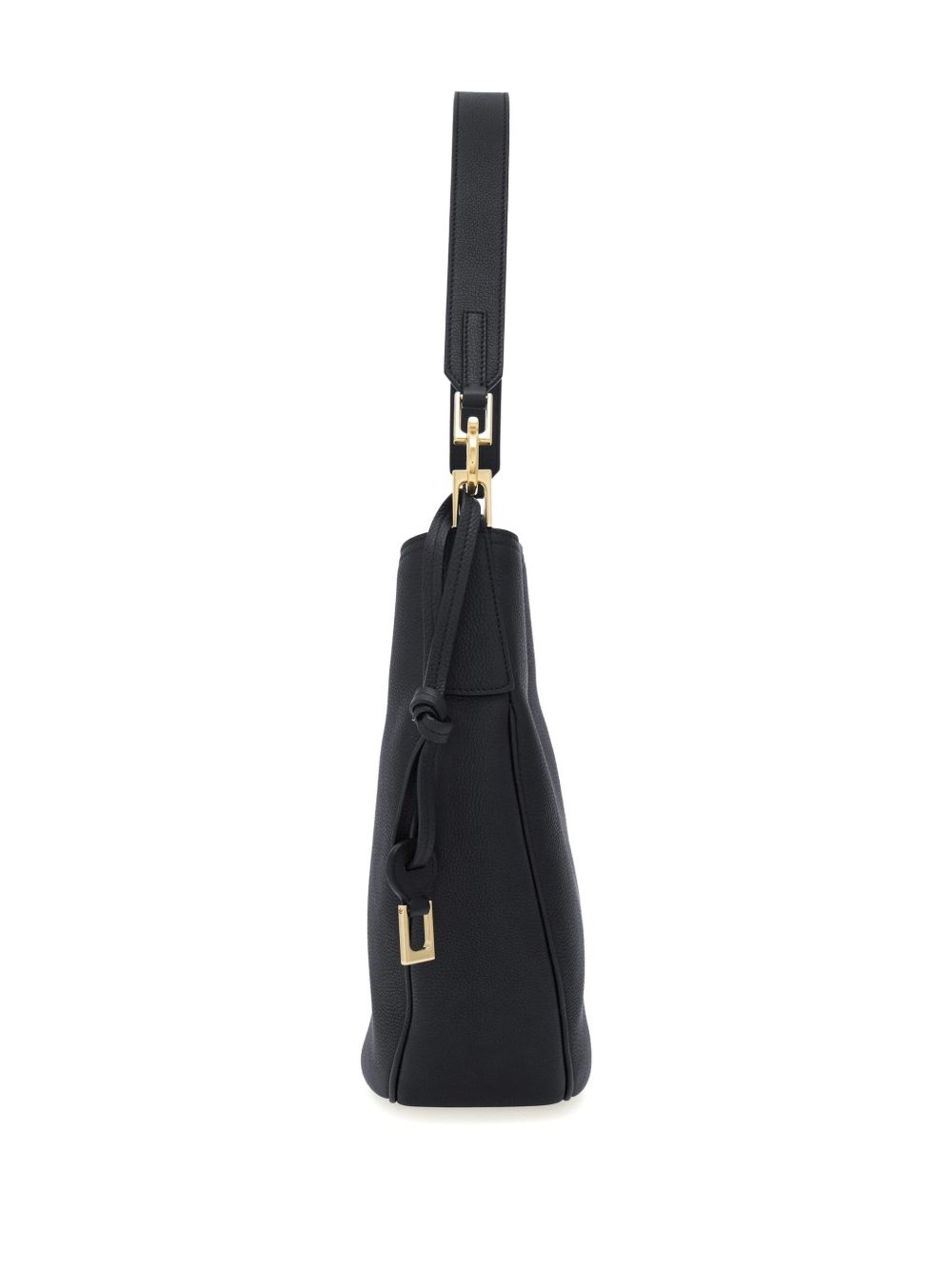 North-South leather shoulder bag - 4