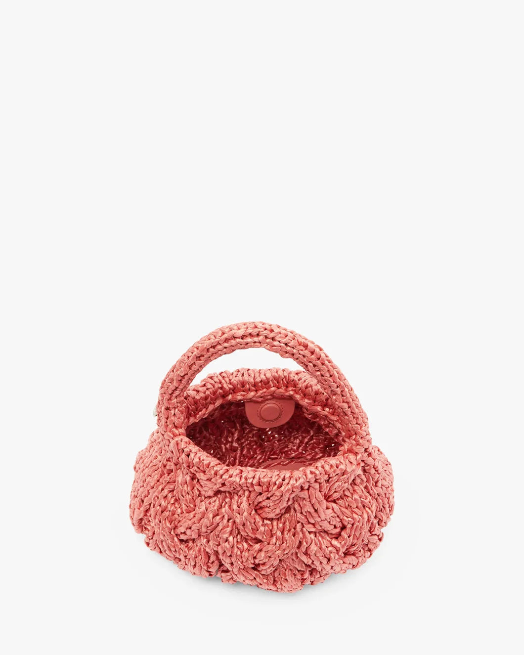 SMALL CABLE KNIT BAG - 3