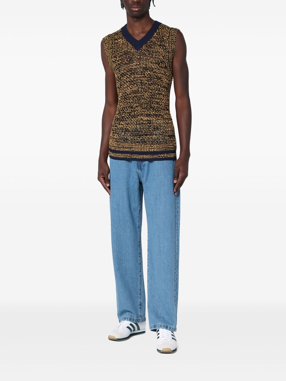 v-neck vest - 2