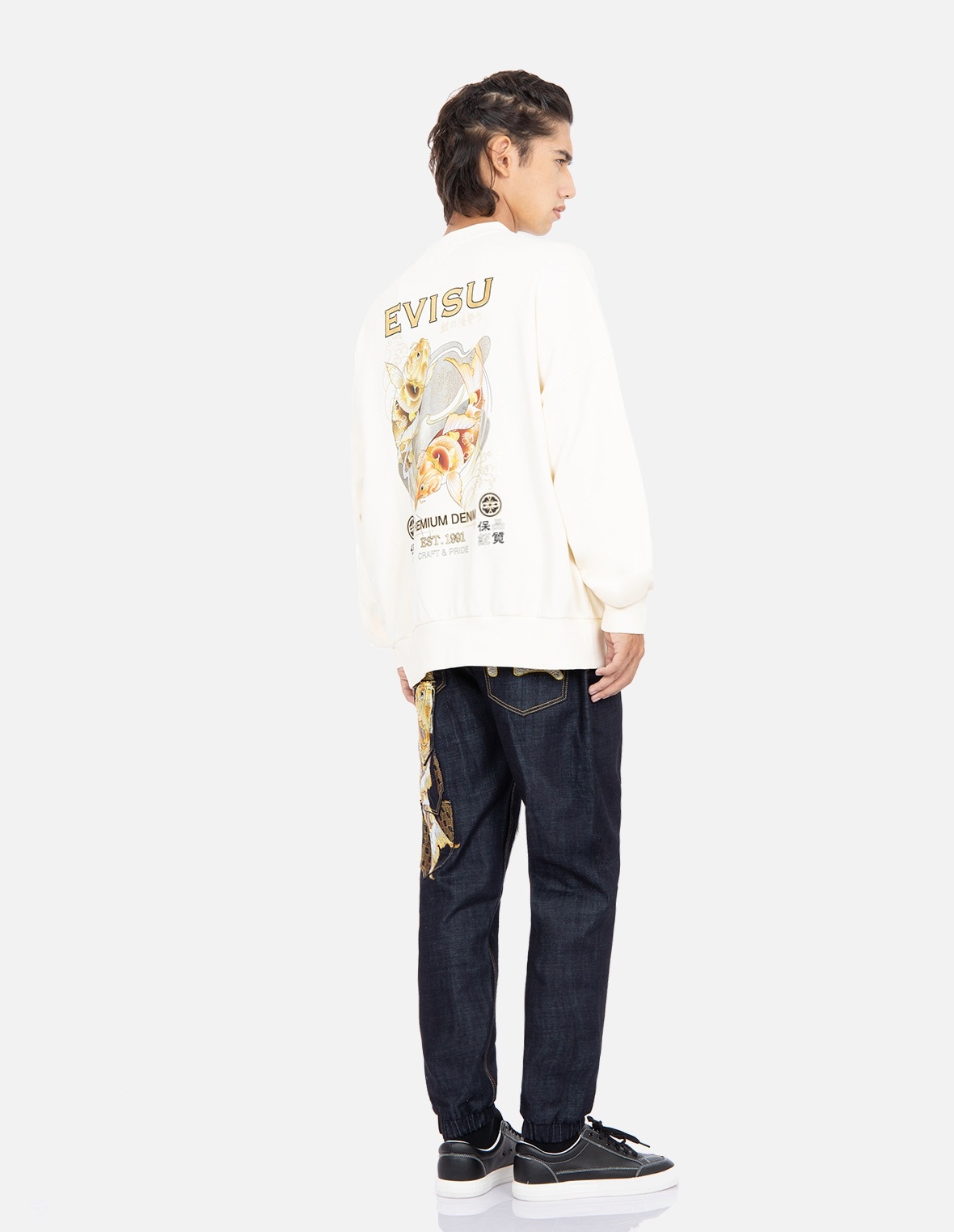 TATTOO KOI DUO PRINT SWEATSHIRT - 3