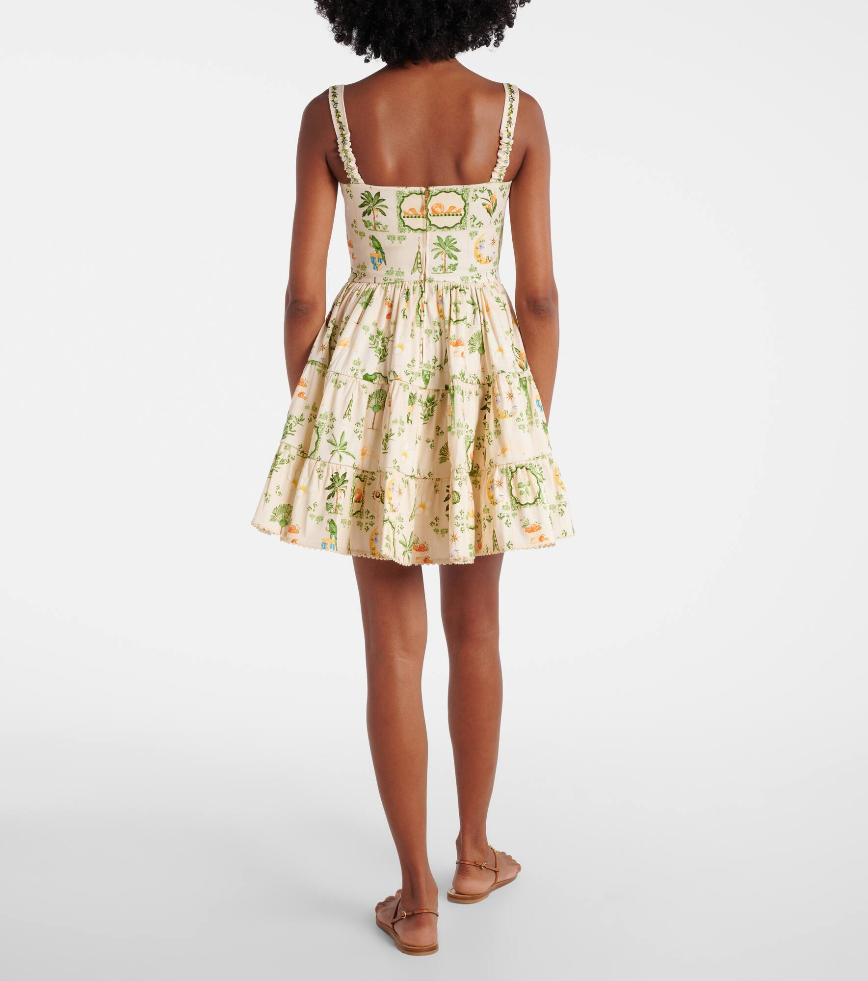 Lima floral cotton-blend minidress - 3