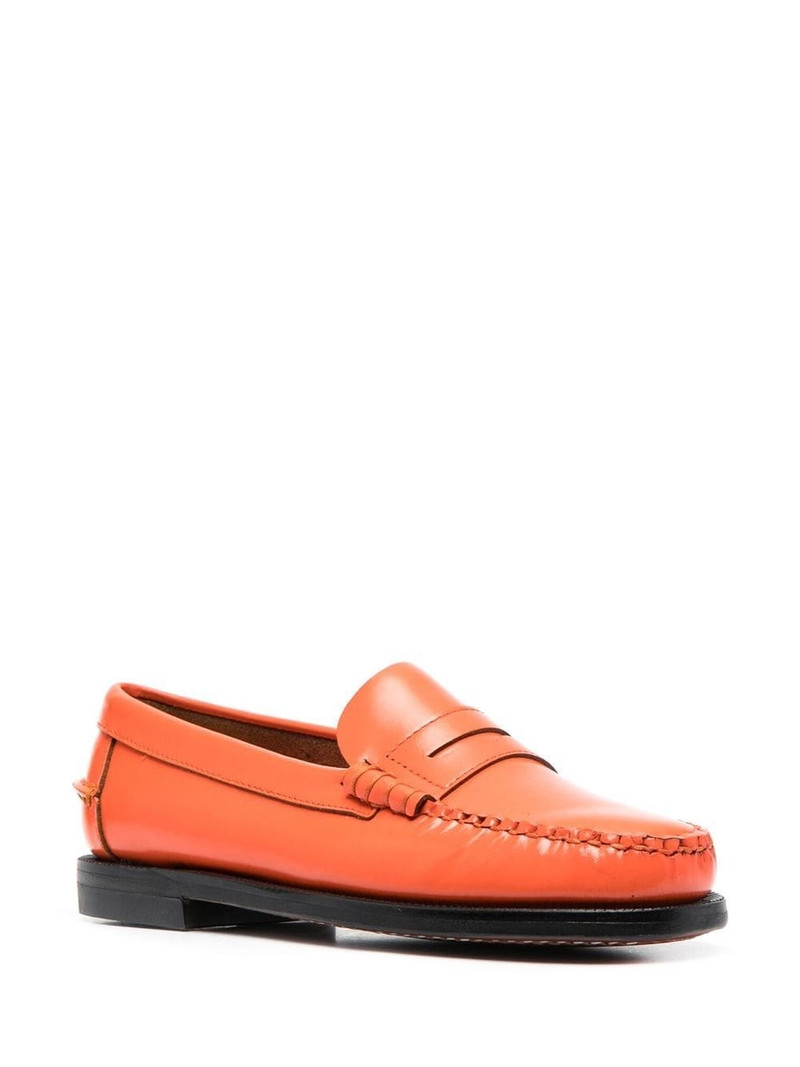 SEBAGO penny strap leather loafers outlook