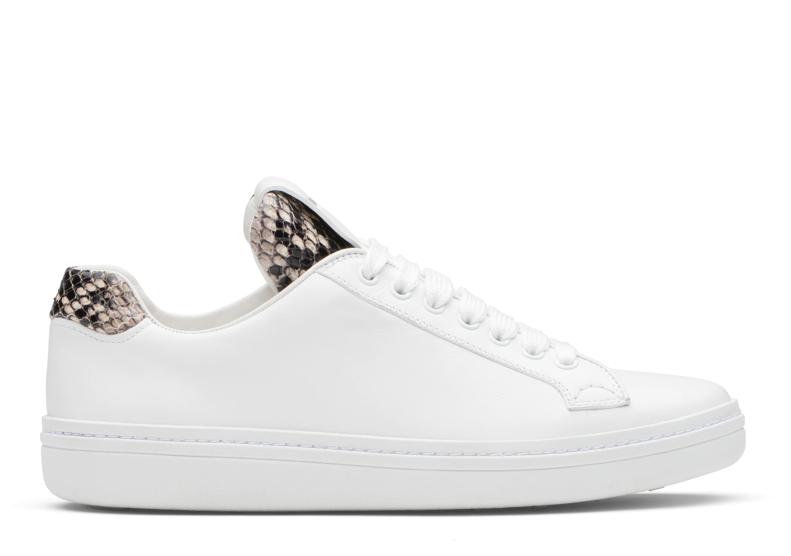 Boland
Calf Leather and Python Classic Sneaker White/beige - 1