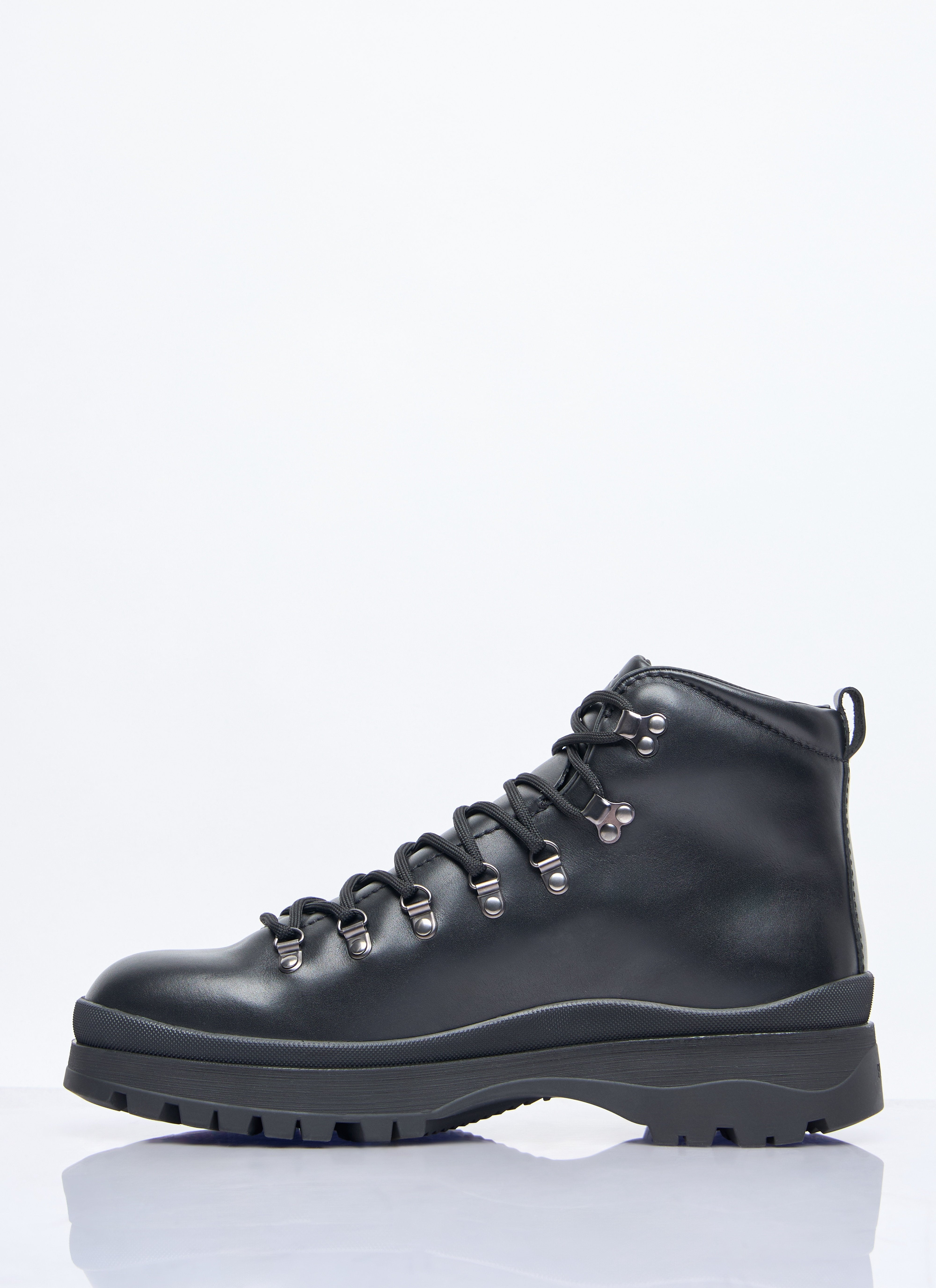 Prada Men Brixxen Lace-Up Boots - 4