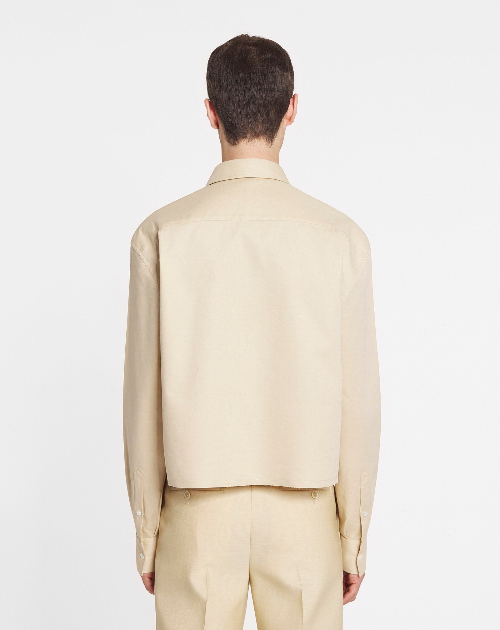 CROPPED LONG-SLEEVED SHIRT - 4