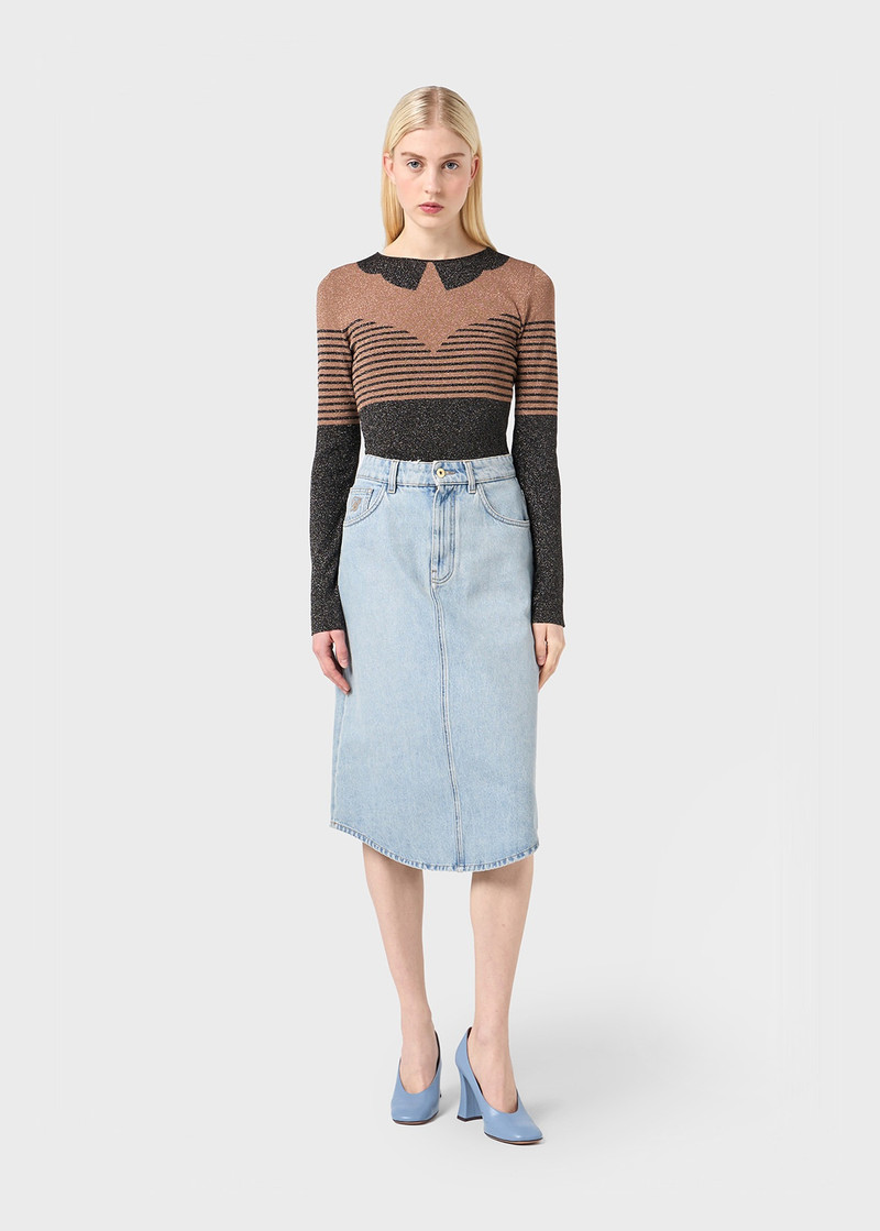 Blumarine DENIM SKIRT outlook