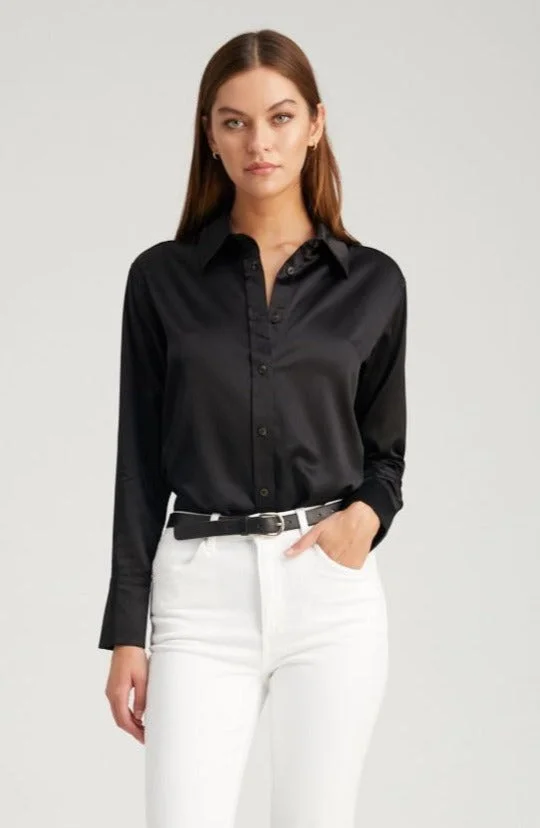 SILK FITTED BUTTON DOWN - 1