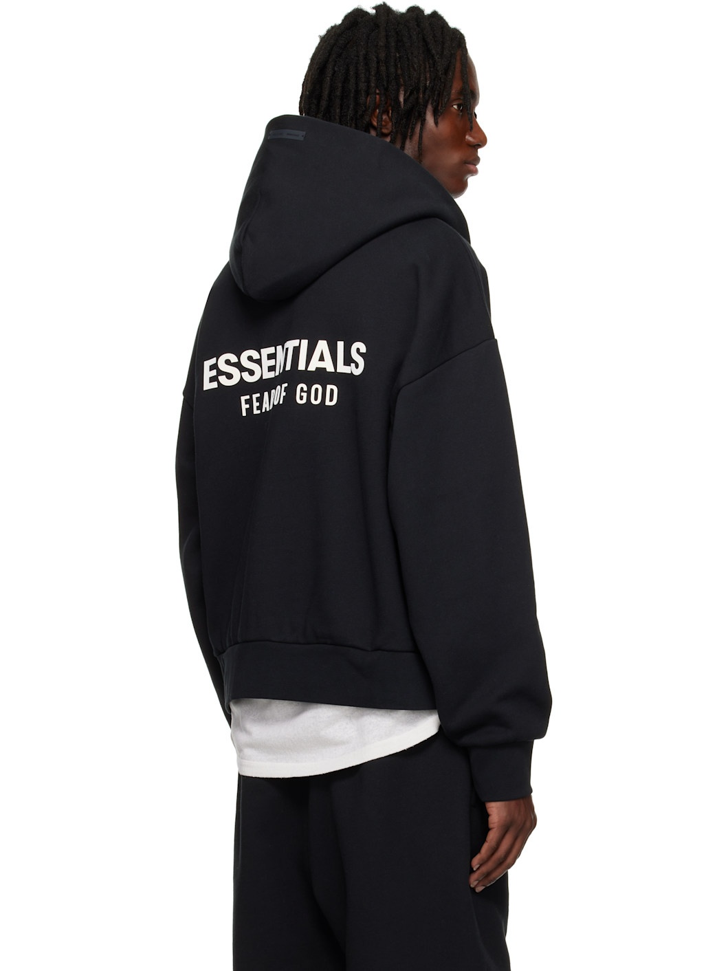 Black Classic Full Zip-Up Hoodie - 3
