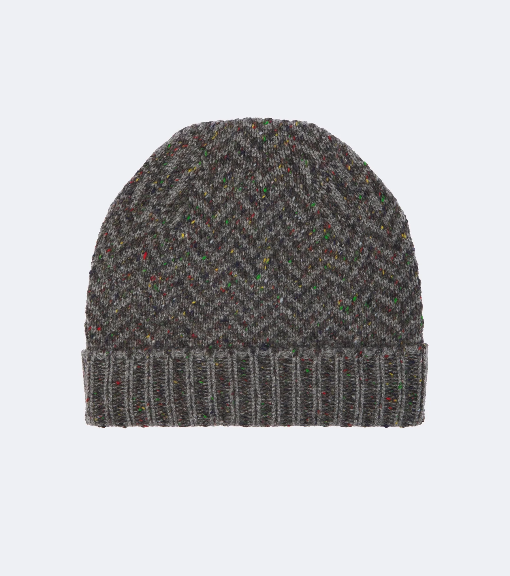 Porta herringbone cashmere beanie - 1
