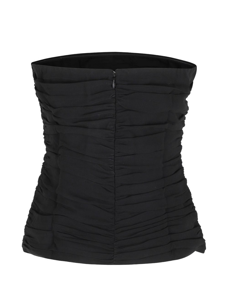 HERSKIND Ringo ruched strapless top outlook