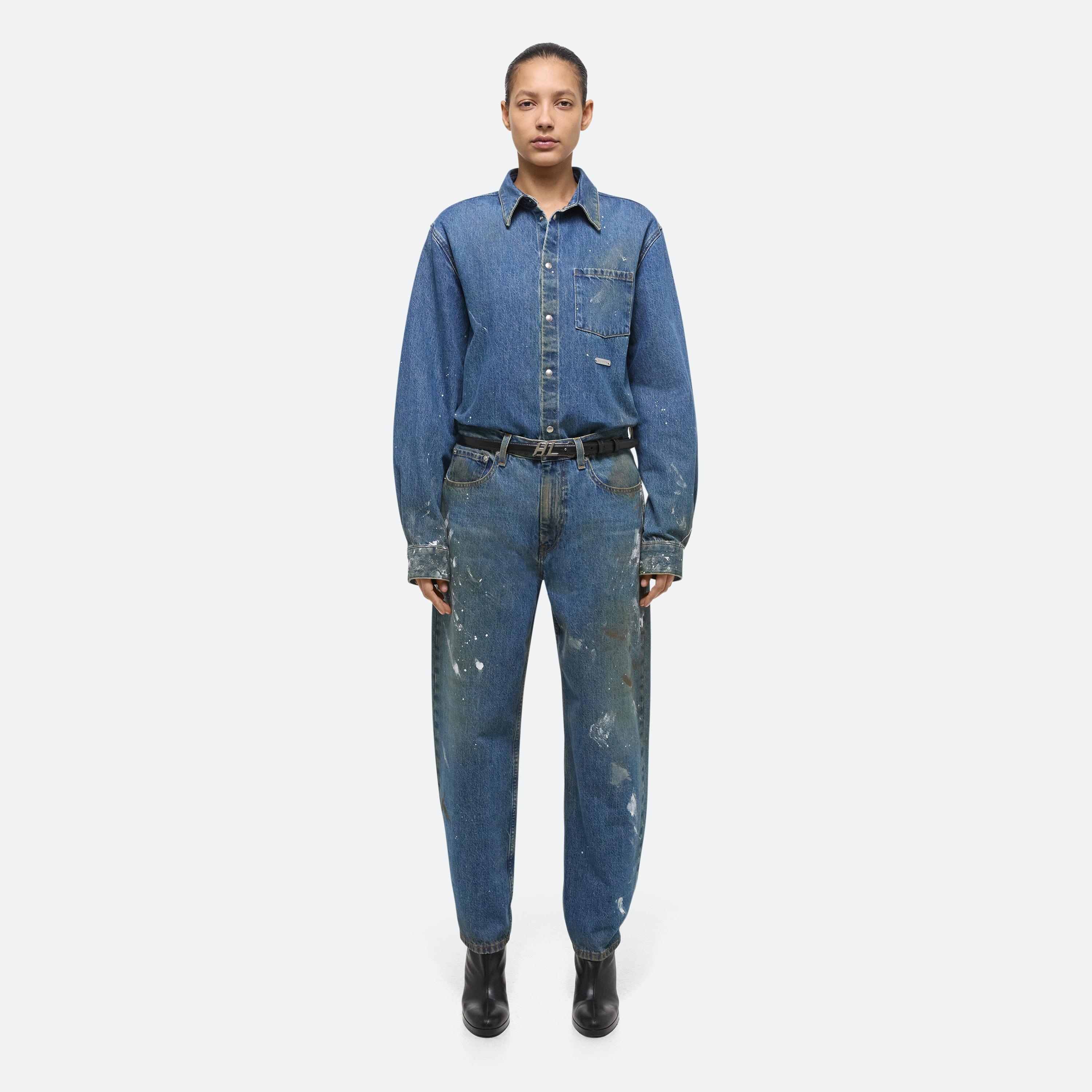 PAINTED DENIM SHIRT - 3