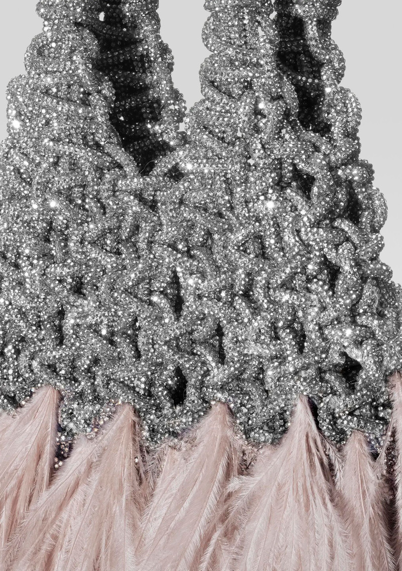RETROFÊTE VANNIFIQUE MINI FEATHERS BAG outlook